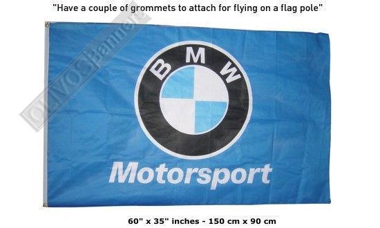 Deluxe sign new bmw motorsport 3x5 feet banner flag racing m power series