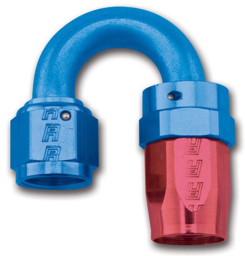 Russell 613500 full flow swivel hose end 180 deg. end