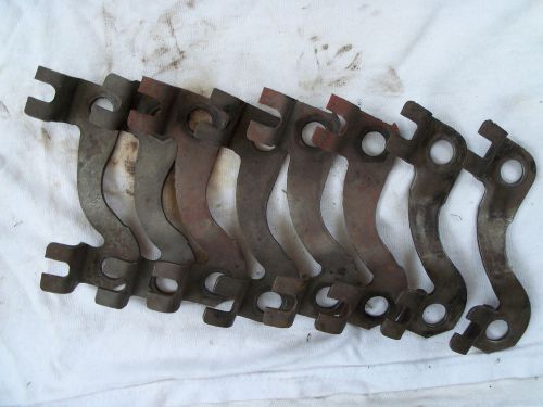 Big block chevrolet 5/16" push rod guide plates set (8) used