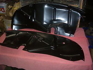 1939-40 ford front inner fender apron panels stock &amp; mustang ii new drake