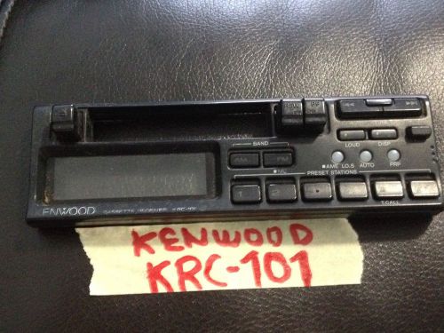 Kenwood cassette radio faceplate only model krc-101  krc101 tested good guarante