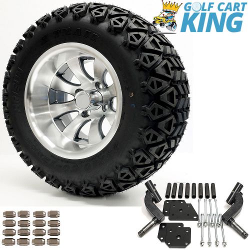 Buy 12" Wheel and Tire Combo + Golf Cart 6" Spindle Lift Kit for EZGO
