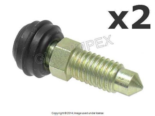 Bmw (1997-2012) bleed valve screw for brake caliper front or rear l or r (2) oem