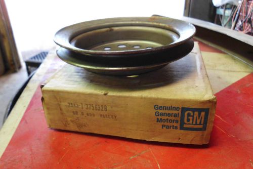 Small block chevy corvette lower crank pulley offset nos