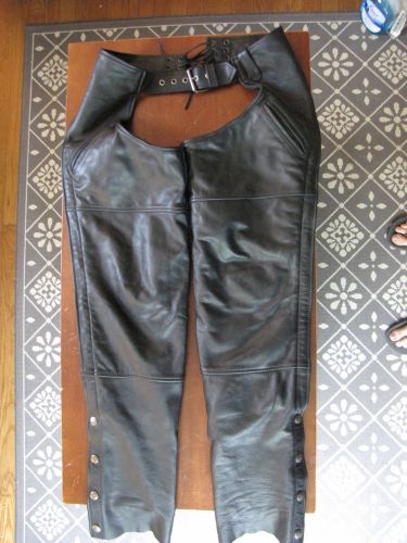 Xpert premium performance leather chaps size xxxs