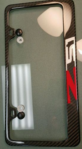 Handmade carbon fiber z51 c7 c6 z06 corvette license plate frame badge emblem