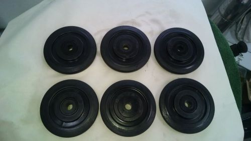 Snowmobile ppd idler wheel 5.350"od x .625" id plastic inserts 6205-2rs bearing