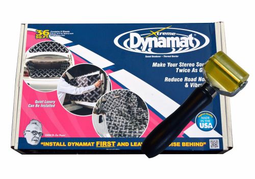 Dynamat xtreme bulk pack includes free pro roller 9 sheets 36ft² no extra folds