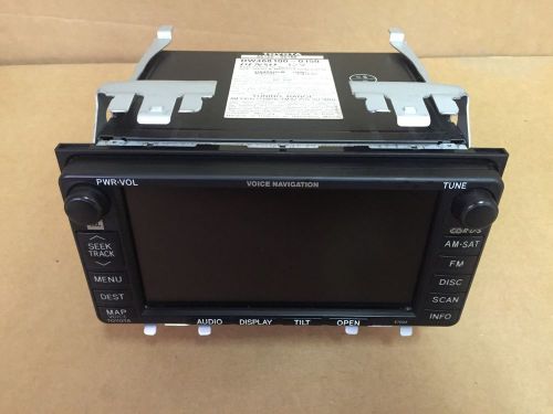 04-06 toyota camry gps navigation assembly jbl dvd cd radio player 86120-06160