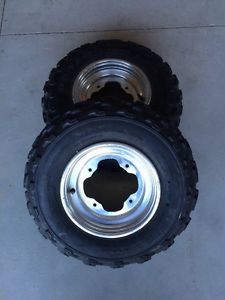 Raptor 660r front wheels and tires fit 660 700 350 banshee yfz450 warrior 250