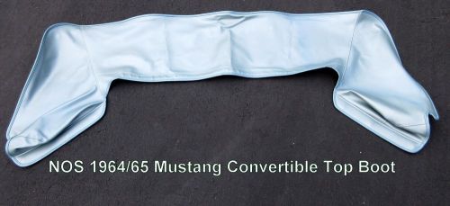 1964 1/2 &amp; 1965 mustang convertible top boot light blue nos