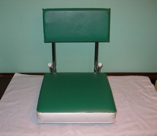 Vintage boat seat cushion canoe seat vintage folding stadium seat k.r. padded ch