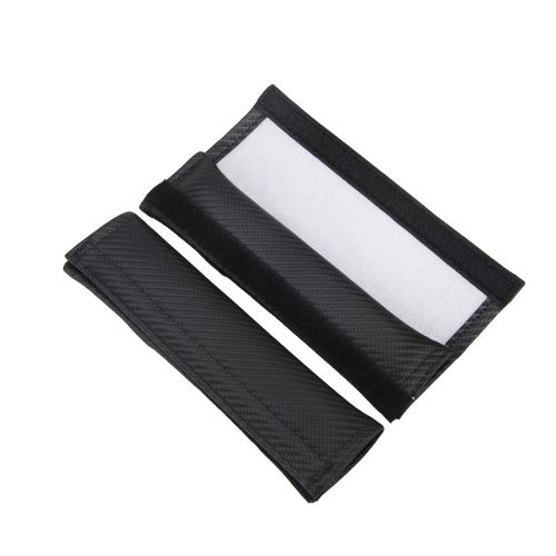 2pcs carbon fiber texture car seat belt shoulder pads cover for nissan nismo