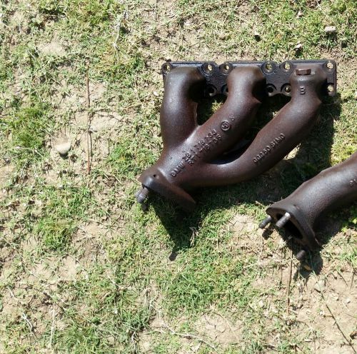 Oem bmw e36 e34 m3 obd1 s50 m50 exhaust manifold / header rear p/n 11621716733