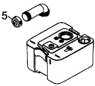 Dometic sealand 385311532 discharge spout cap for 972/6