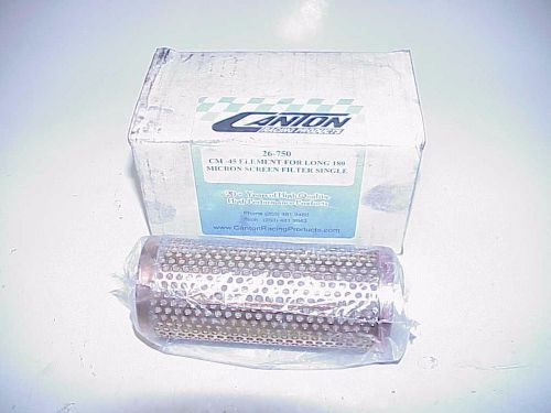 New 180 micron cm billet aluminum filter element #26-750 wissota mudbog ratrod