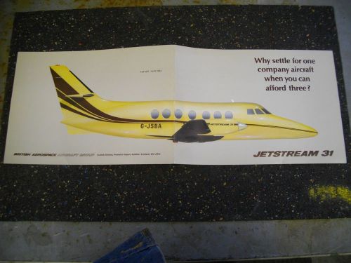 Jetstream 31 thirty one brochure catalogue airline aircraft british aerospace