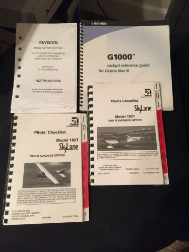 Cessna 182t skylane pilots checklist nav iii avionics option  cockpit reference