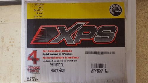 Brp xps 4 stroke full synthetic oil 3 gallon ski-doo can-am 293600115 case