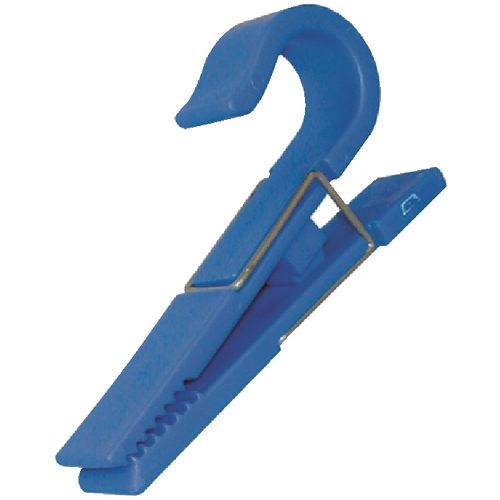 Rv boat/marine blue storage clip fits 7/8" rails  - 2 pack