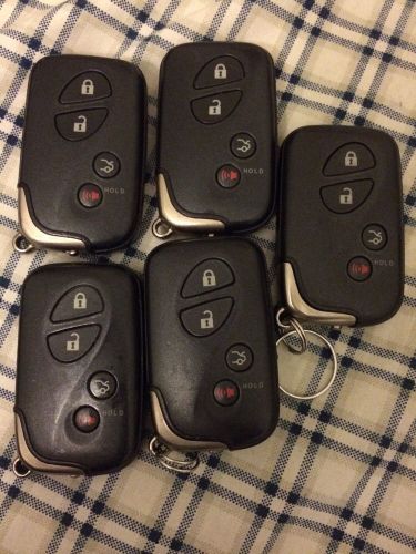 A lot of 5 lexus smart key oem fcc i'd hyq14aab