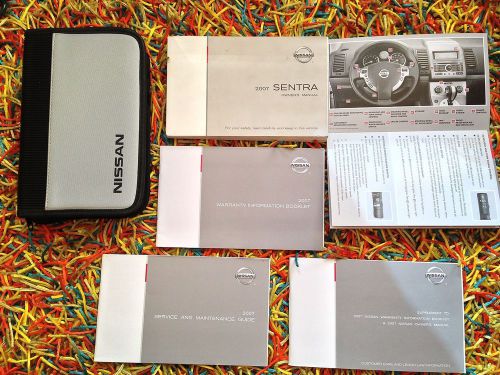 2007 nissan sentra se xe owners manual oem case we ship out same day