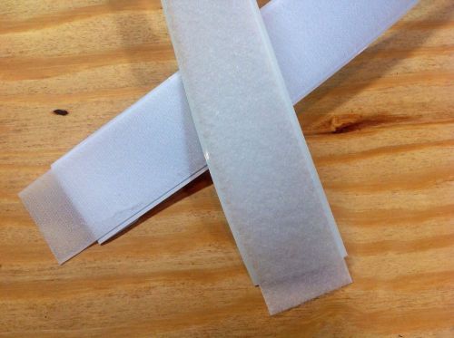 2" x 12 ft. white hook&amp;loop  tape-extreme grip industrial adhesive