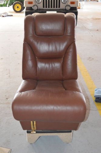 Brown astra/ gulfstream 150 aircraft seat