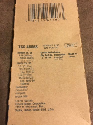 Engine camshaft plug set fits 1992-2004 isuzu rodeo trooper amigo  fel