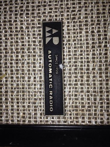 Vintage automatic radio speakers