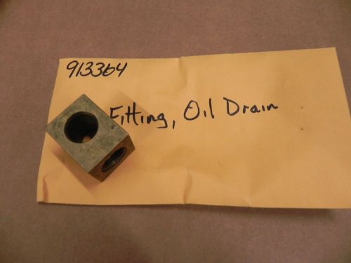 Omc/brp oil pan drain fitting p#913364 new!