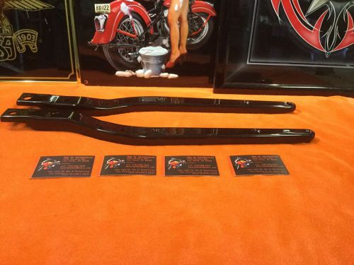 Oem harley gloss black 78-86 fxwg rear fender struts