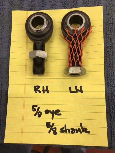 Pair new rod ends - 5/8" eye, 5/8" shank, rh and lh