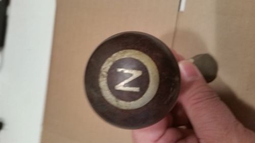 Antique vintage gear shift knob and stick post