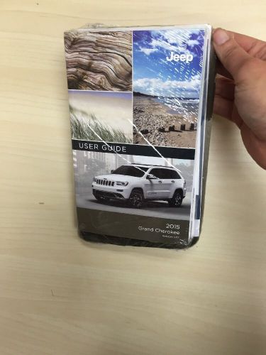 Jeep grand cherokee owner 2015 manual  guide with case//new