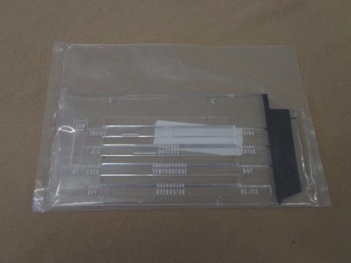 New 1966 67 chevelle...el camino..ac / heater control lens plate..new in package