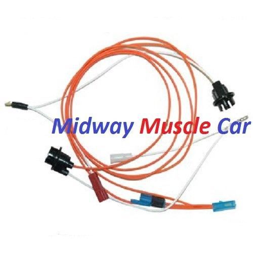 Under dash courtesy light wiring harness 70 71 72 chevy camaro