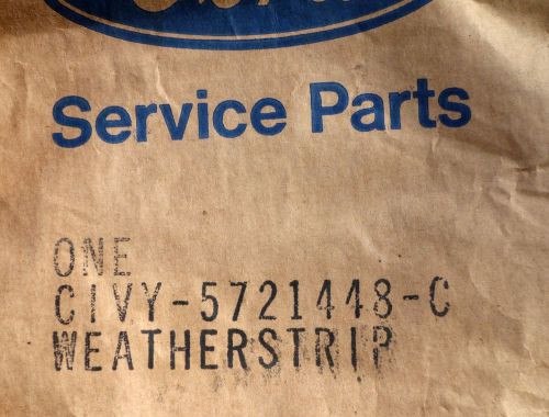 1961 1962 1963 lincoln continental vent window weatherstrip nos civy-5721448c nr