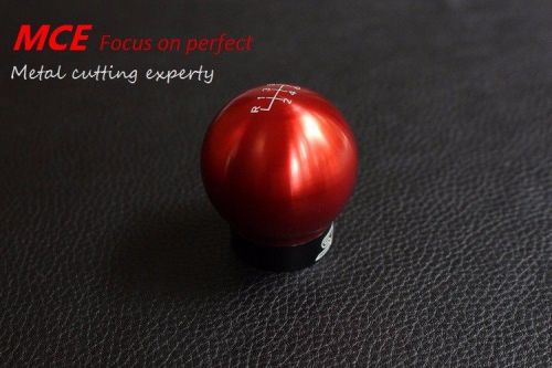 St parts carbon fiber 6-speed gear shift knob red