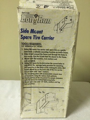 Longrun tie down engineer 86098 trailer side mount spare tire carrier