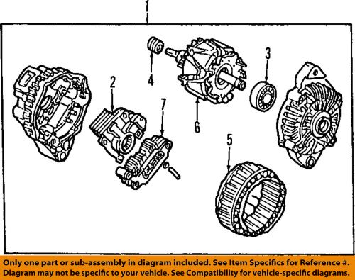 Honda oem 99-00 civic-voltage regulator 31150peja01