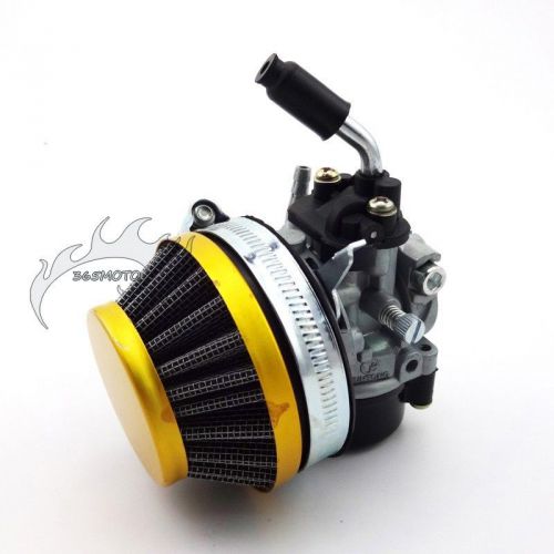Racing carb carburetor air filter for 49cc 50cc 60cc 66cc 80cc 2 stroke bicycle