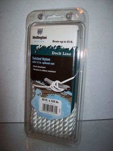Wellington marine twisted nylon 25' dock line