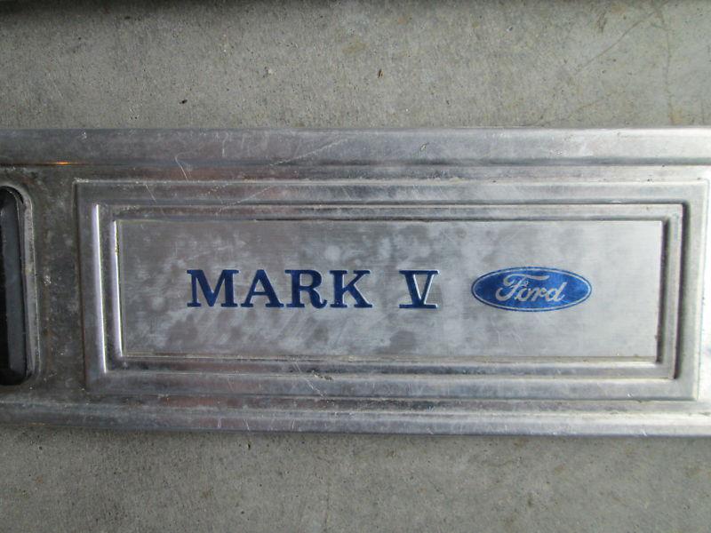 OEM 1977 1978 1979 LINCOLN CONTINENTAL MARK V DOOR SILL PLATES , US $68.00, image 3
