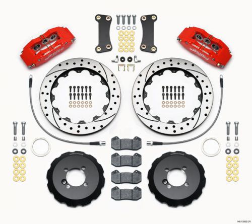 2012-2013 wilwood fiat 500 dynapro 6 front big brake kit,12.88&#034; drilled rotors