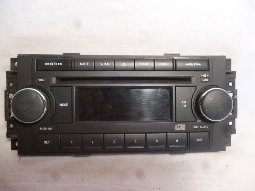 04-10 chrysler dodge jeep radio cd face plate p05091710ae fp42803