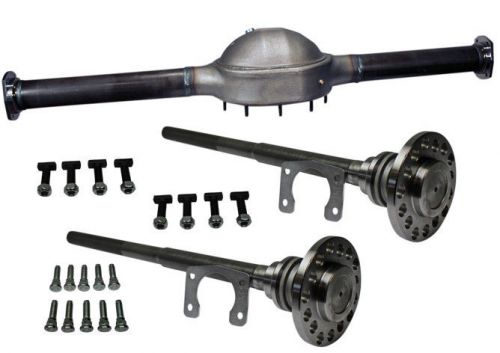 58&#034; wide ford 9 inch round back rear end housing kit with 31 spline axles &amp; hdwe