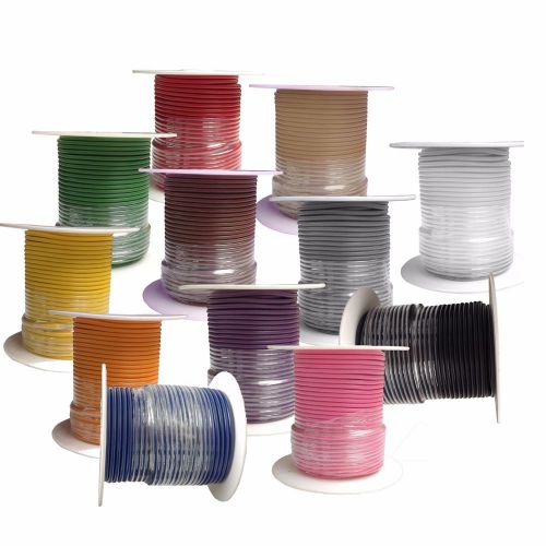18 gauge primary wire : copper stranded : 12-100 foot rolls : choose your colors