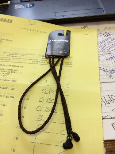 Croakies nwt leather sunglasses holder spec end