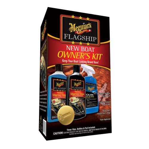 Meguiar's flagship new boat owner's kit -m6375